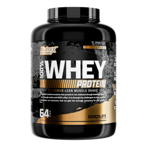 100% WHEY PROTEIN 5 LBS CHOCOLATE – NUTREX 20 Envase de proteína de suero Nutrex 100% Whey Protein sabor chocolate. Este producto ofrece 64 porciones de un batido delicioso y nutritivo, ideal para quienes buscan aumentar su masa muscular y mejorar su rendimiento deportivo. La proteína de suero es conocida por su rápida absorción y alto contenido de aminoácidos esenciales, lo que la convierte en una opción popular entre los atletas y entusiastas del fitness. Ideal para mezclar con agua o leche, este suplemento es perfecto