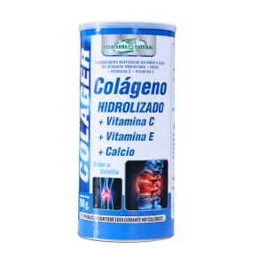 COLAGER 700 GR VAINILLA – ECUAFARMA 10 Colágeno Hidrolizado en polvo con Vitamina C, Vitamina E y Calcio, presentado en un envase de 700 g. Este suplemento alimenticio está diseñado para apoyar la salud de articulaciones, piel y huesos. Ideal para quienes buscan mejorar su bienestar general y fortalecer su estructura corporal. Sabor a vainilla.