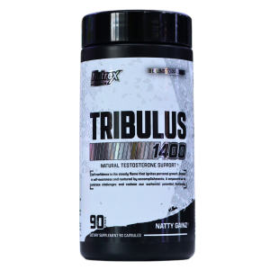 TRIBULUS 1400 (90 CAPS) – NUTREX 12 Suplemento Tribulus 1400 de Nutrex en frasco de 90 cápsulas, diseñado para apoyar la producción natural de testosterona. Ideal para quienes buscan mejorar su rendimiento físico y bienestar general. Contiene ingredientes naturales que ayudan a optimizar los niveles hormonales y potenciar la energía. Perfecto para atletas y entusiastas del fitness.