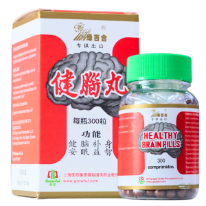 HEALHTY BRAIN PILLS 300 COMPRIMIDOS – MEDICINA TRADICIONAL CHINA 10 Suplemento Healthy Brain Pills en frasco de 300 comprimidos, diseñado para mejorar la salud cerebral y la función cognitiva. Presentado en una caja roja con detalles en chino, este producto es ideal para quienes buscan potenciar su memoria y concentración. Perfecto para estudiantes y profesionales que desean optimizar su rendimiento mental.