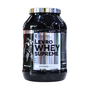 LEVRO WHEY SUPREME 2 KG VAINILLA – KEVIN LEVRONE 6 Envase de Levro Whey Supreme, proteína en polvo de suero de leche de 2 kg, diseñado para aumentar la masa muscular y mejorar la recuperación post-entrenamiento. Ideal para deportistas y entusiastas del fitness que buscan un suplemento de alta calidad con alto contenido proteico y bajo en azúcares. Perfecto para mezclar en batidos o recetas saludables.