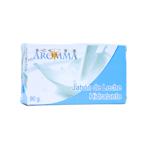 Jabón de leche hidratante de 90 gramos, ideal para el cuidado de la piel. Su fórmula enriquecida proporciona una limpieza suave y profunda, dejando la piel hidratada y nutrida. Perfecto para todo tipo de piel, especialmente para pieles secas. Ideal para uso diario en la rutina de higiene personal.