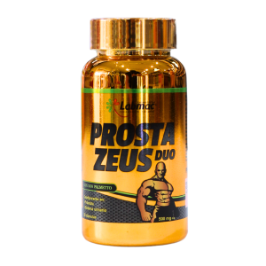 PROSTA ZEUS DUO – LABMAC 32 Suplemento dietético Prosta Zeus Duo de Labmac, diseñado para el bienestar prostático. Cada frasco contiene 500 mg de extracto de saw palmetto, un ingrediente conocido por sus propiedades beneficiosas para la salud masculina. Ideal para hombres que buscan mejorar su salud prostática y apoyar el funcionamiento del sistema urinario. Envase con diseño atractivo y fácil de usar.