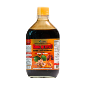 KING QTERVO TOTUMO+JENGIBRE+PROPÓLEO 400 ML – MJ NATUREL 8 Jarabe King Otervo de la marca Musitel, elaborado con ingredientes naturales como tutumo, jengibre y propóleo. Este producto está diseñado para fortalecer el sistema inmunológico, proporcionando vitaminas y nutrientes esenciales. Ideal para quienes buscan un complemento saludable en su dieta. Presentado en un envase de plástico de 500 ml, es fácil de usar y almacenar.