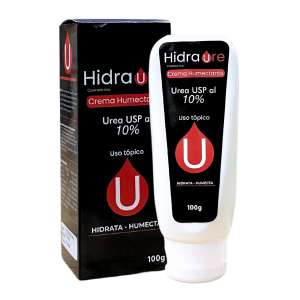 CREMA HIDRAURE 10% – MEDINOVA 4 Crema HidraUre de 100g, formulada con urea USP al 10%, ideal para la hidratación y humectación de la piel. Presentada en un envase práctico, es perfecta para uso tópico y combate la sequedad cutánea, mejorando la textura y suavidad de la piel. Su fórmula está diseñada para proporcionar un alivio efectivo y duradero, siendo adecuada para todo tipo de piel.