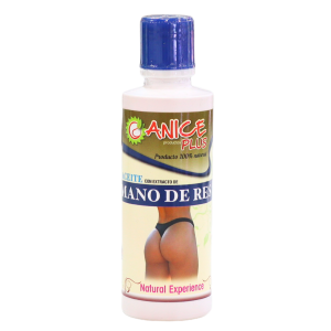Aceite reafirmante Mano de Res de Canice Plus, formulado con ingredientes naturales para tonificar y mejorar la apariencia de la piel. Ideal para el cuidado corporal, este producto se presenta en una botella de 250 ml, perfecta para facilitar su aplicación. Promueve una experiencia natural y efectiva en el cuidado de la piel, ayudando a mantener su elasticidad y firmeza.