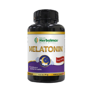 Suplemento de melatonina de Herbalmax, en presentación de 41 g, diseñado para ayudar a regular el sueño. Este producto está formulado para facilitar el descanso y mejorar la calidad del sueño, ideal para quienes sufren de insomnio o alteraciones del sueño. Su uso puede contribuir a un ciclo de sueño más saludable y reparador.
